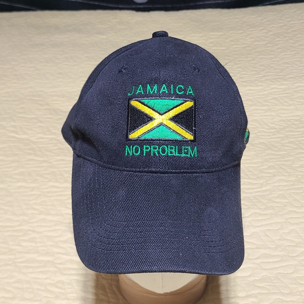 Jamacia "No Problem" embroidered logo patch hat